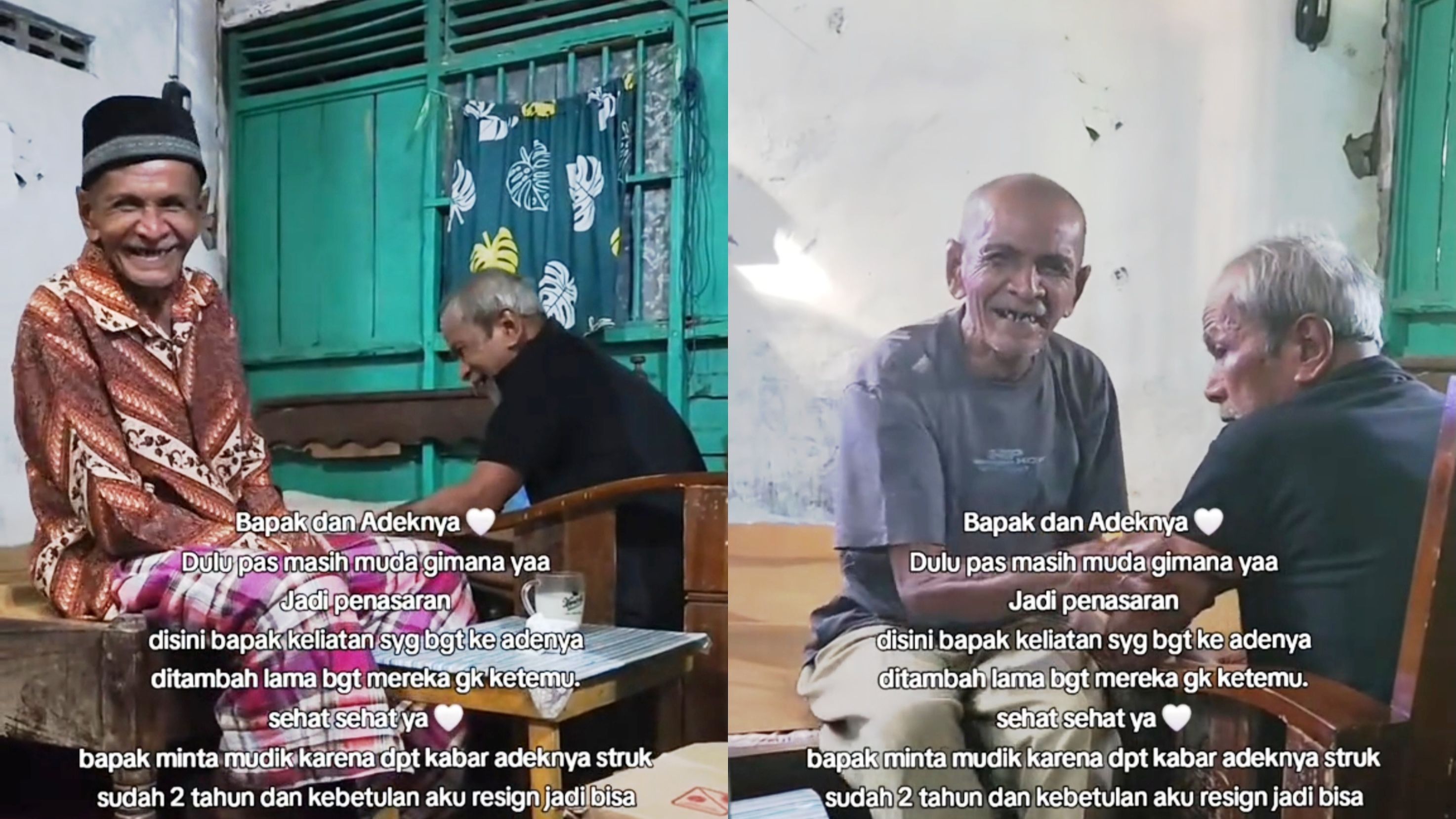 Di Usia Senja, Kisah Kakak yang Tetap Menyayangi Adik yang Terkena Stroke Jadi Perhatian