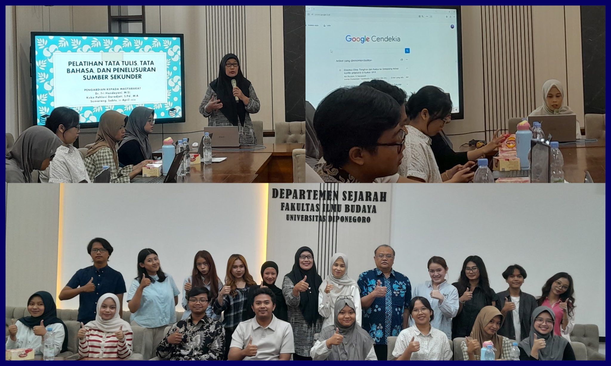 Bikin Skripsi dan Riset Jadi Makin Kece, Dosen Sejarah Undip Langsung Bikin Kelas Level Up Skill Menulis!