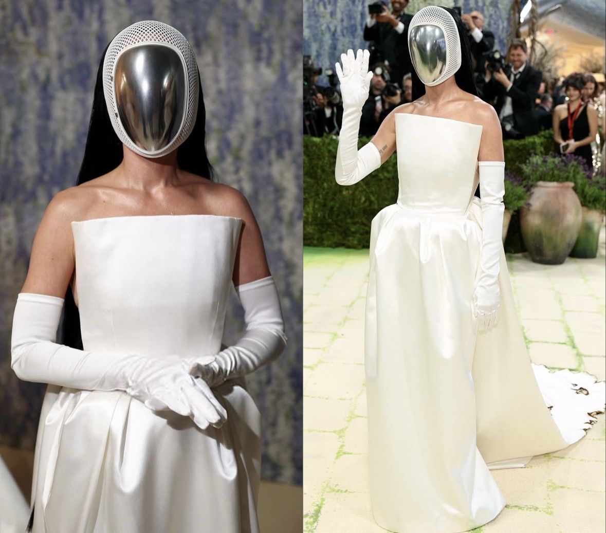 Katy Perry Tampil Nyentrik di Met Gala 2026 dengan Topeng Ala Anggar