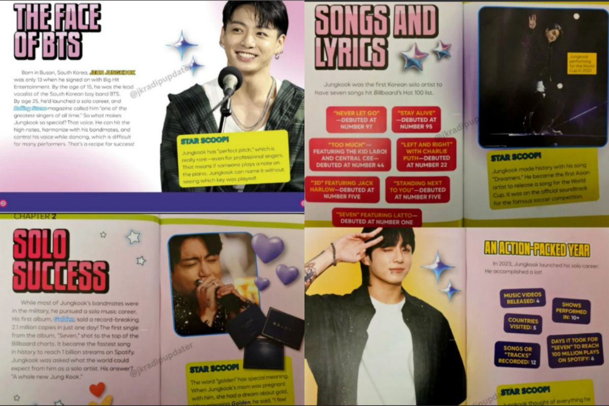 Jungkook BTS Jadi Penyanyi Korea Pertama di Buku Edukasi US Brain Candy Books