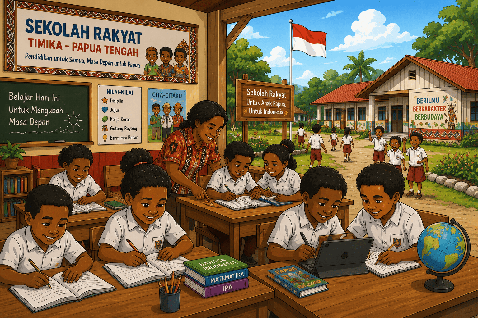 Pemkab Mimika Mulai Bangun Sekolah Rakyat Terintegrasi 76, Perluas Akses Pendidikan