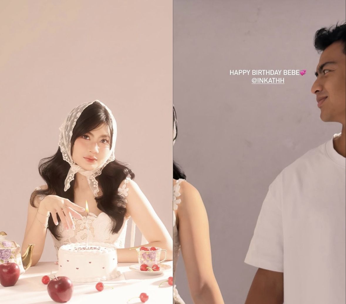 Momen Romantis Pratama Arhan Rayakan Ulang Tahun Inka Andestha: Happy Birthday Bebe
