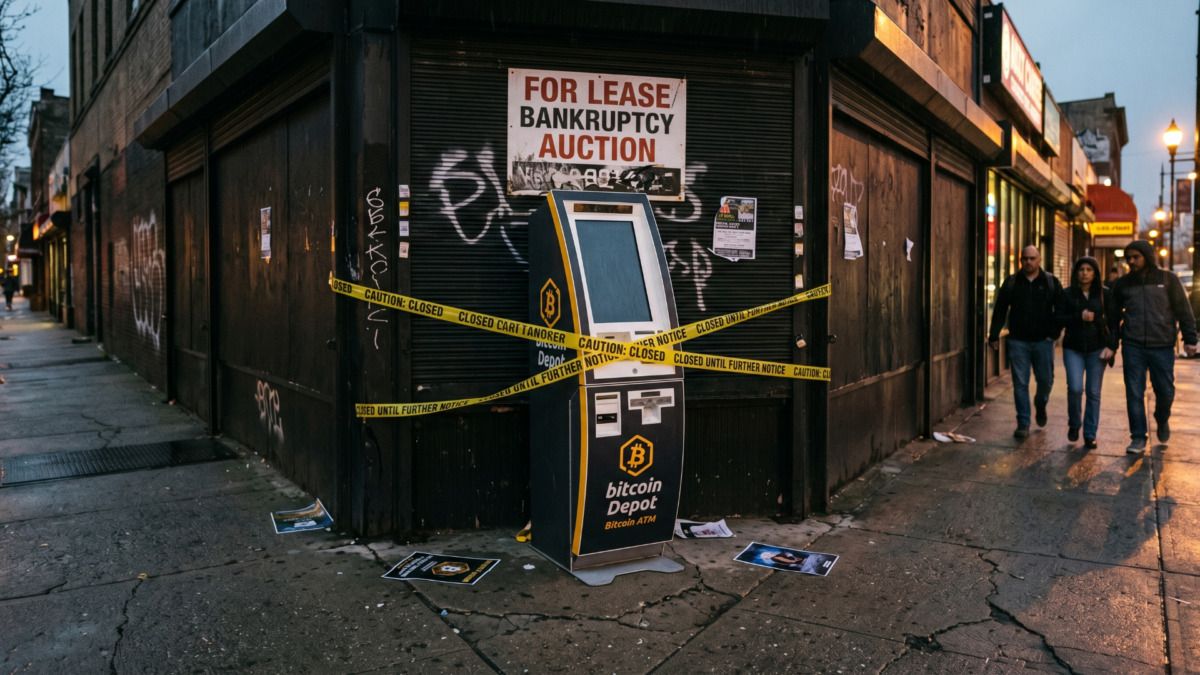 ATM Bitcoin Raksasa Dunia Bangkrut, Ribuan Mesin Kripto Tutup Mendadak