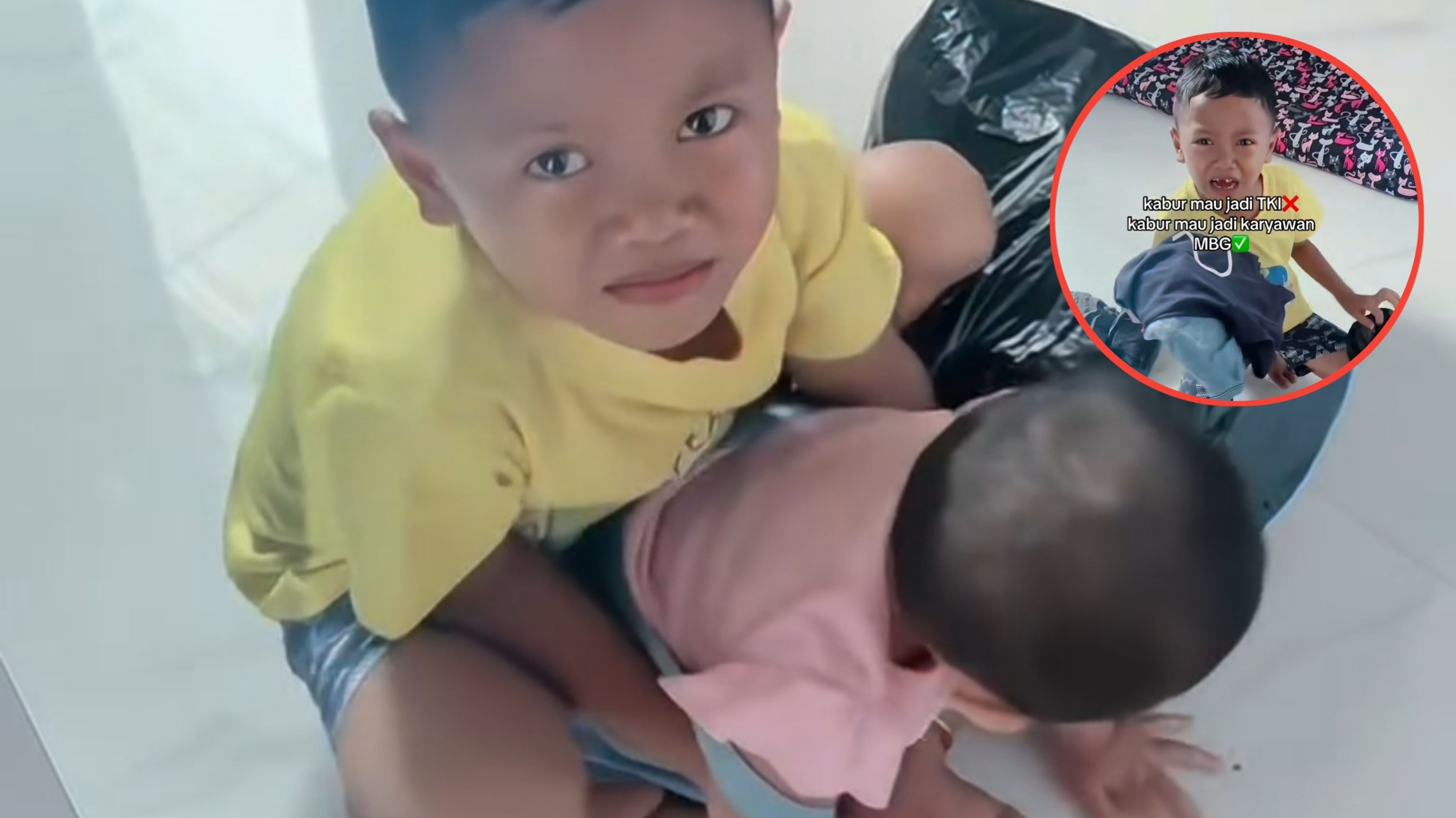 Anak Kecil Ini Punya Rencana Kabur dan Ingin Jadi Karyawan MBG karena Tak Mau Kena Marah Mama