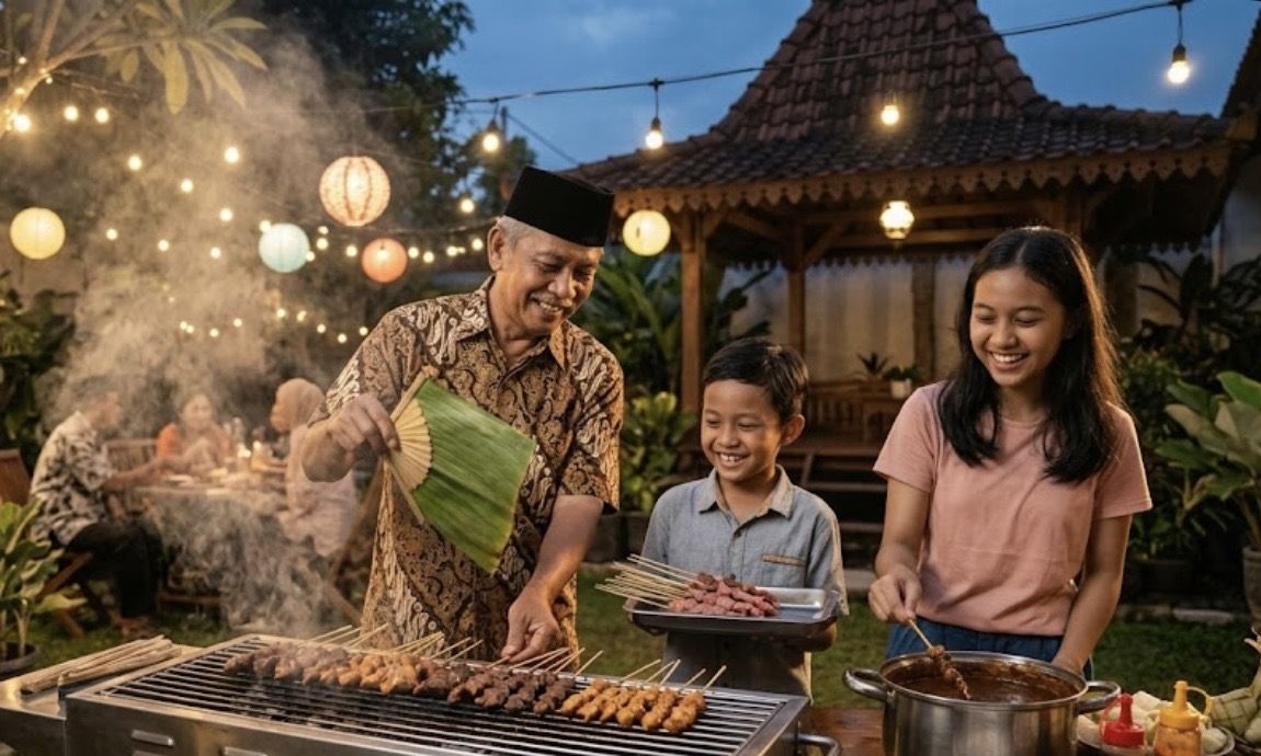 17 Ucapan Selamat Makan Sate Daging Kurban yang Bikin Vibes Nyate Bareng Circle Jadi Makin Seru