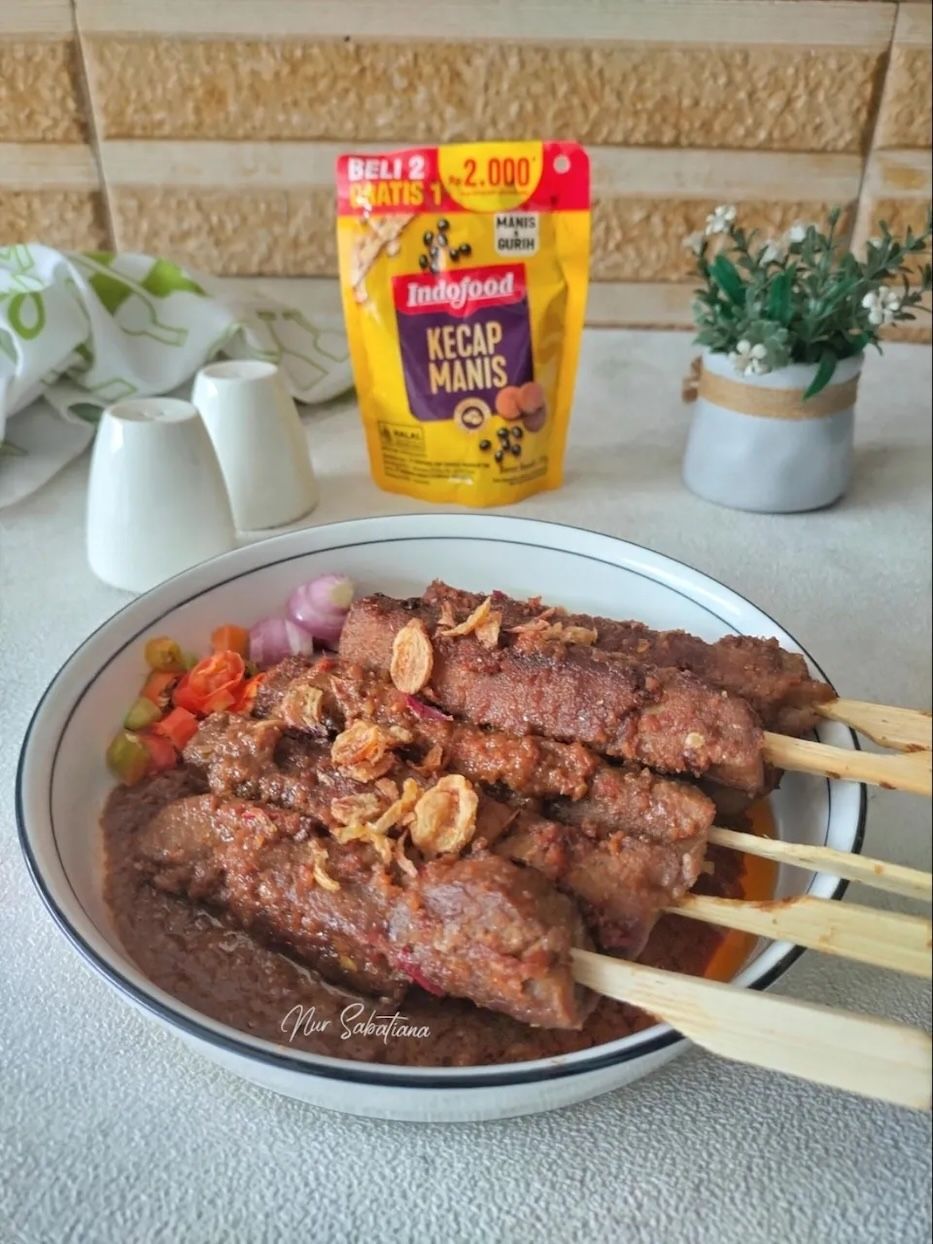 Menu Hemat Akhir Bulan, Sate Kere Bumbu Kacang