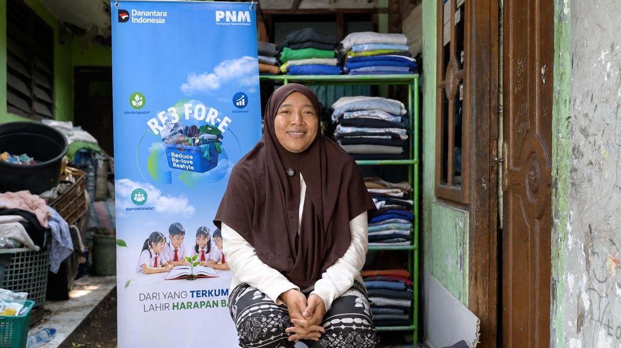 Baju Tak Terpakai Jadi Sumber Rezeki, PNM Berdayakan Nasabah Laundry Lewat RE3 For-E