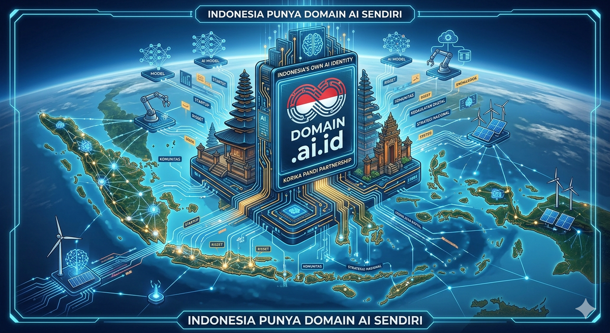 Tak Lagi “Nebeng” Negara Lain, Indonesia Kini Punya Domain Khusus AI Sendiri