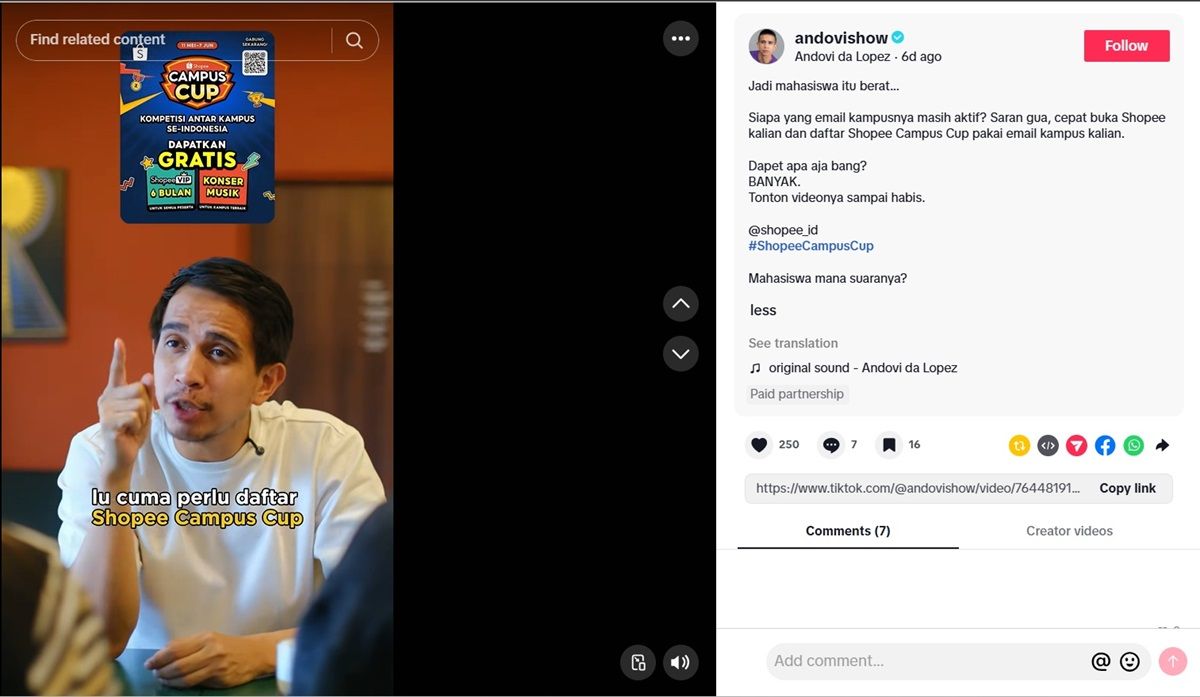Shopee Campus Cup Diperpanjang! Waktunya All Out & Kumpulkan Poin untuk Bawa Kampus Kamu Jadi Juara!