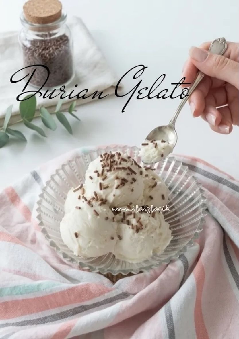 Resep Durian Gelato Sederhana, Rasa Premium di Rumah
