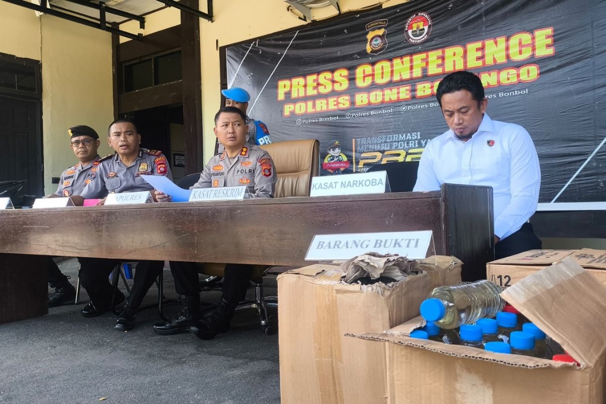 Polisi: Konsumsi Miras di Bone Bolango Masih Tinggi dan Picu Kriminalitas