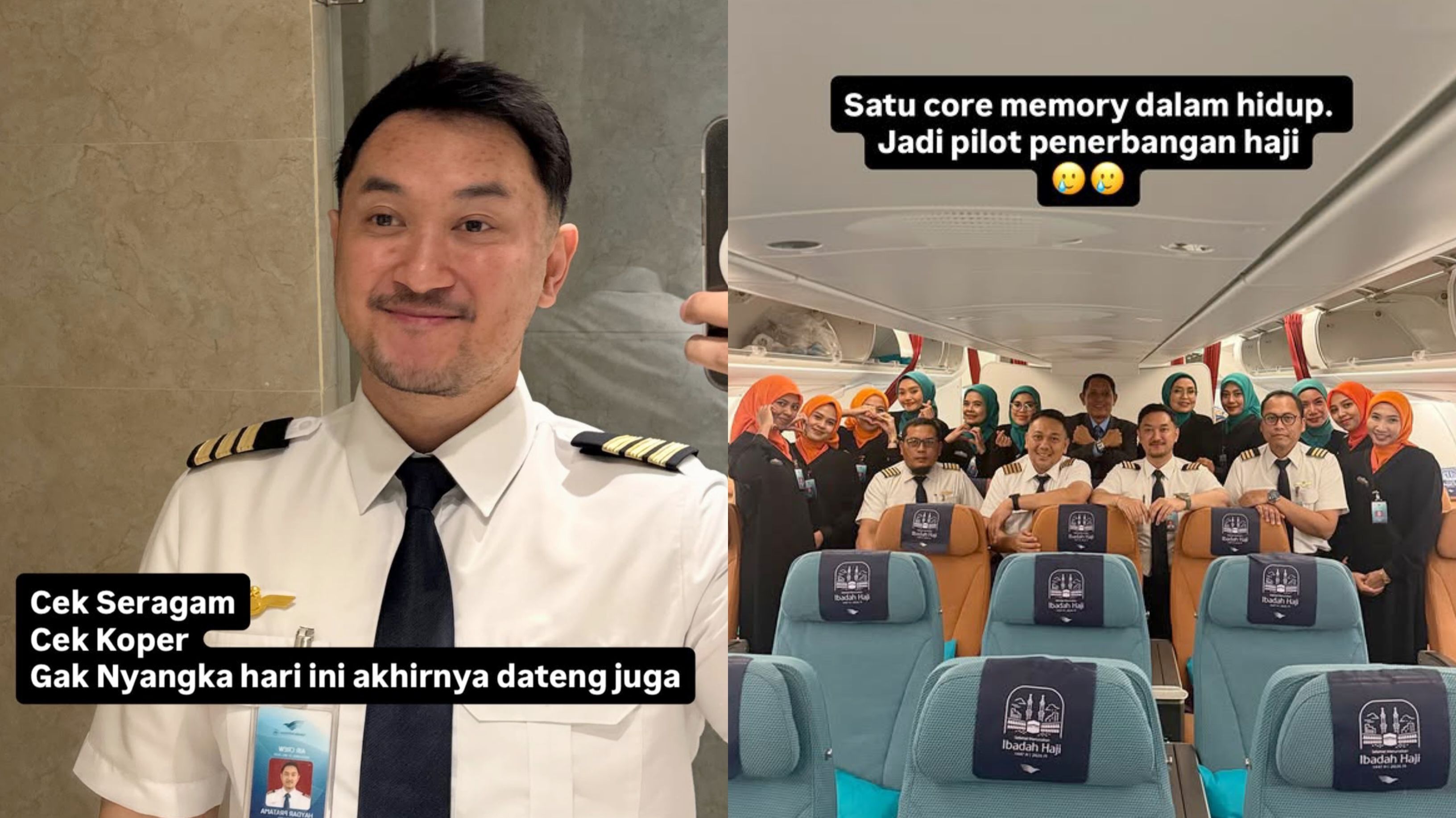 Pilot Ini Ungkap Momen yang Membuatnya Tersentuh Saat Mengantar Jemaah Haji Indonesia