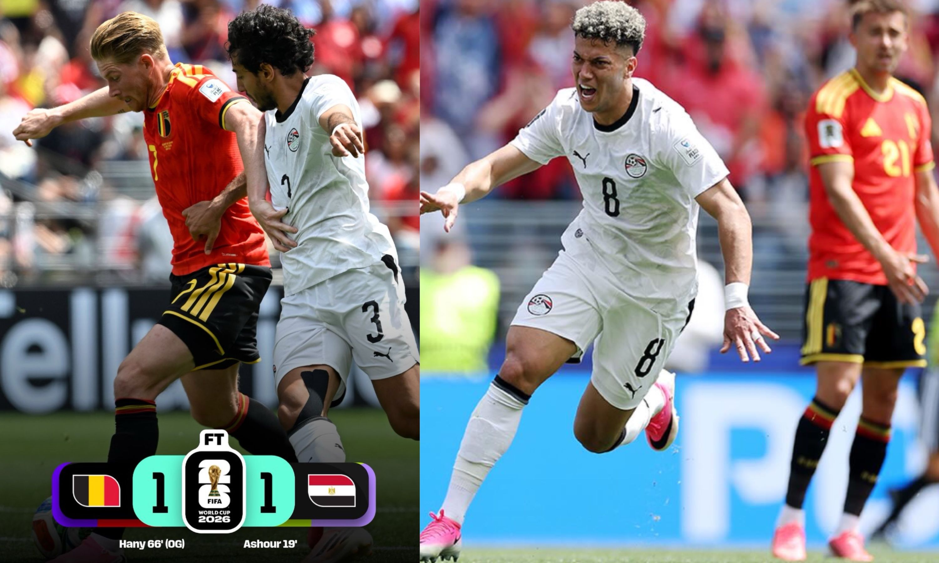 5 Fakta Pertandingan Belgia vs Mesir di Piala Dunia 2026, Skor Kembar 1-1!