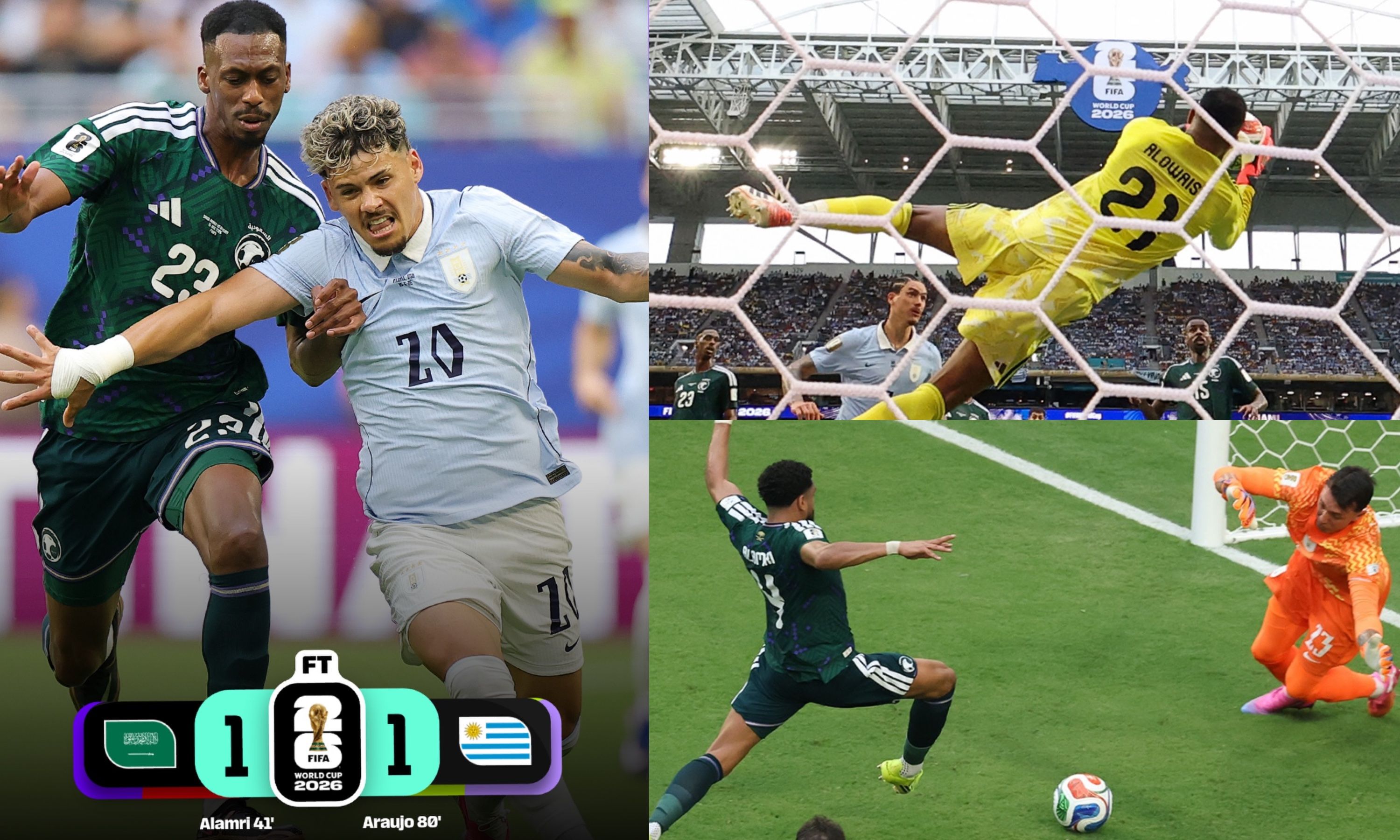 5 Fakta Pertandingan Arab Saudi vs Uruguay di Piala Dunia 2026, La Celeste Pimpin Klasemen Grup H!