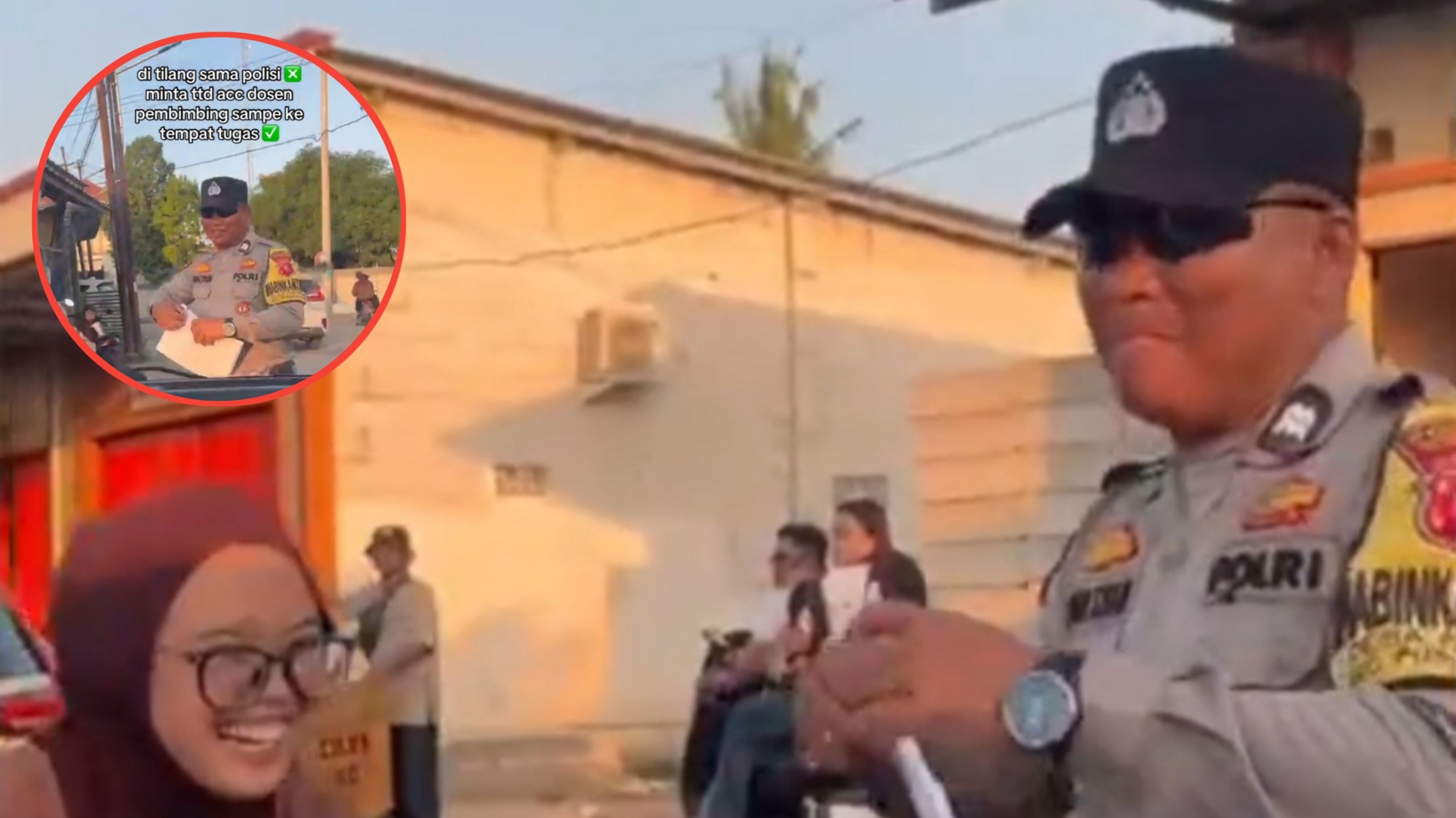 Mahasiswi Kejar Tanda Tangan Skripsi, Dospemnya Ternyata Sedang Bertugas sebagai Polisi