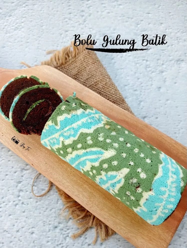 Cara Membuat Bolu Gulung Batik yang Unik dan Estetik