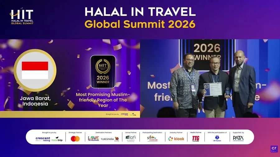 Jabar Sabet Most Promising Muslim-Friendly Region of The Year di Ajang Global Summit 2026