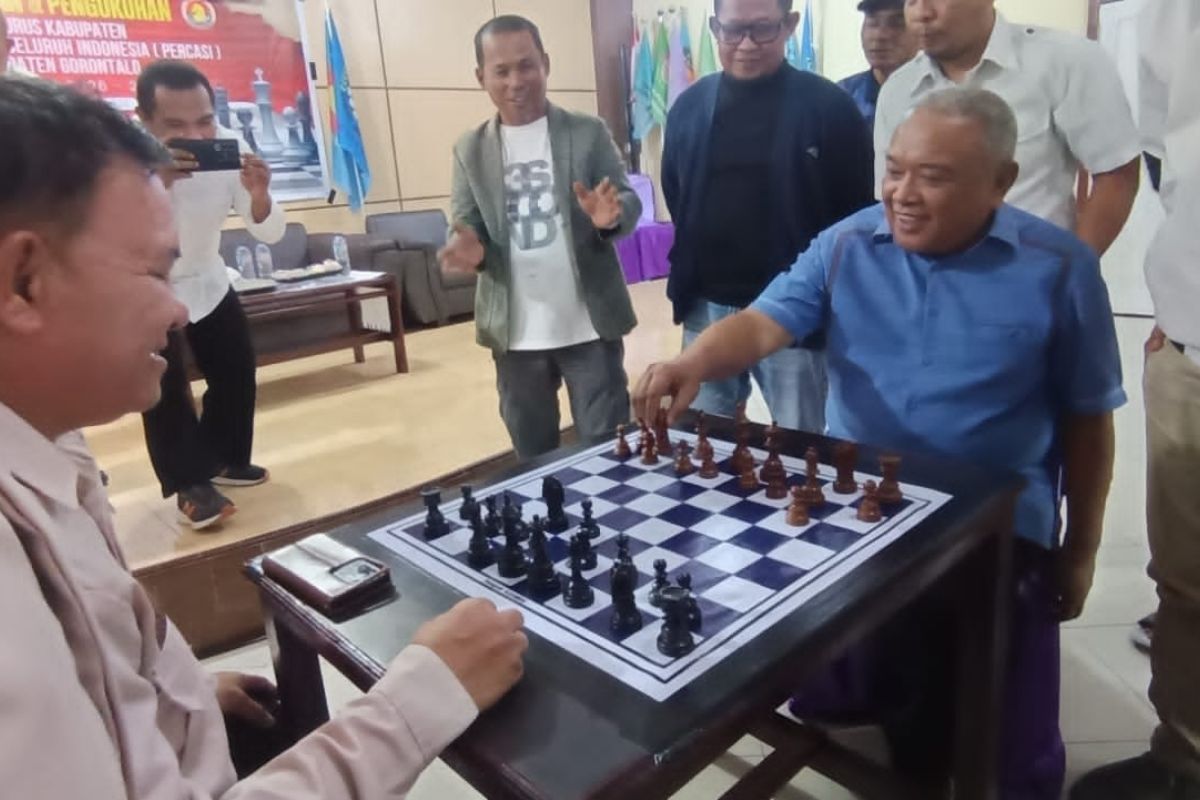 Wabup Gorontalo Titip Pesan Strategis untuk Pengurus Baru Percasi dan Atlet Catur
