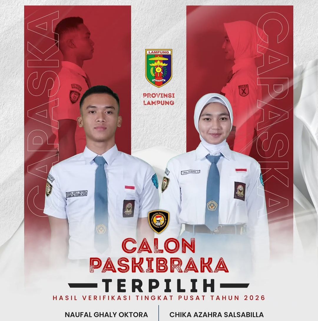 Bupati Egi Apresiasi Naufal dan Chika, Wakil Lampung di Paskibraka Tingkat Pusat 2026