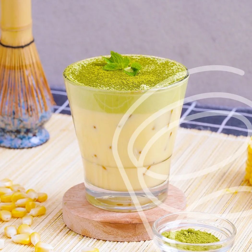 Cuma Pakai Blender dan Frother, Ini Resep Rahasia Matcha Corn Milk ala Kafe Mewah