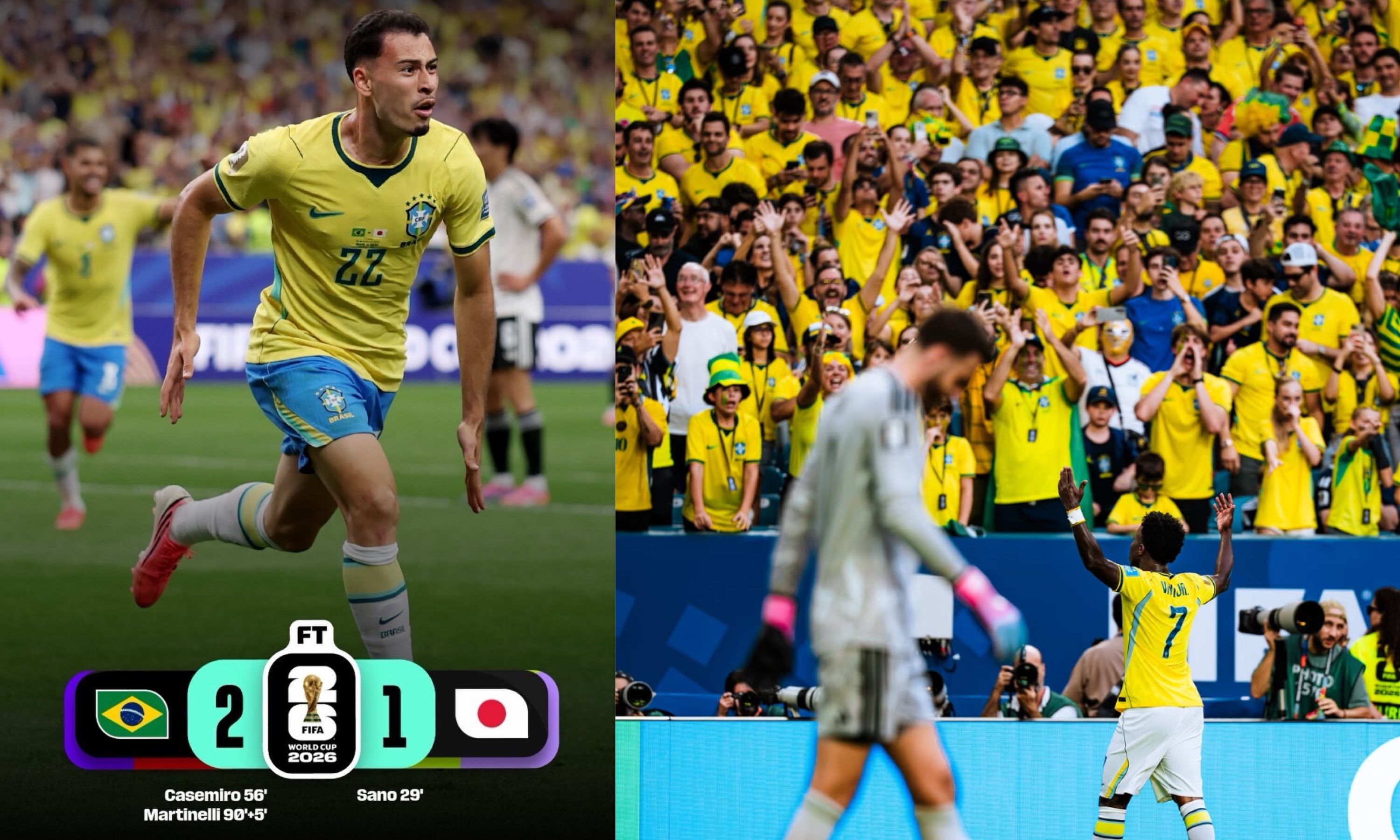 5 Fakta Pertandingan Brasil vs Jepang di Piala Dunia 2026, Hasil Akhir 2-1 Tim Samba Menang!