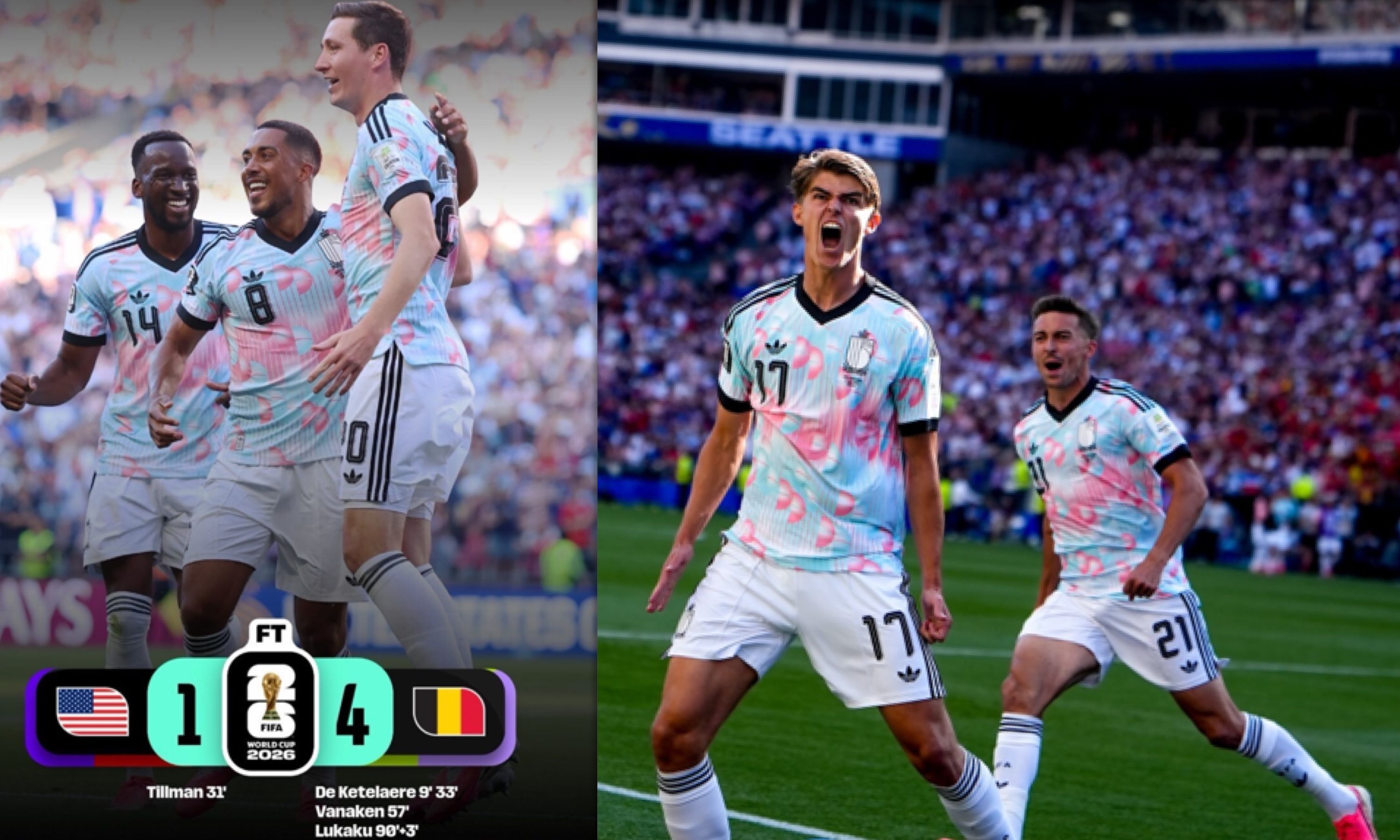 7 Fakta Pertandingan Amerika Serikat vs Belgia di Piala Dunia 2026: Red Devils Sukses Singkirkan Tuan Rumah