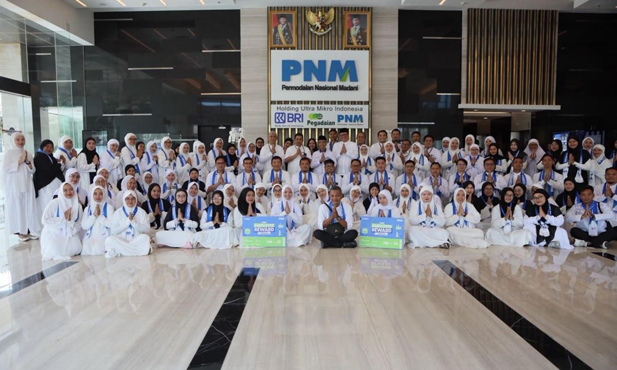 Dari Pengabdian Yang Menjadi Nilai Ibadah, PNM Berangkatkan Ratusan Karyawan ke Tanah Suci
