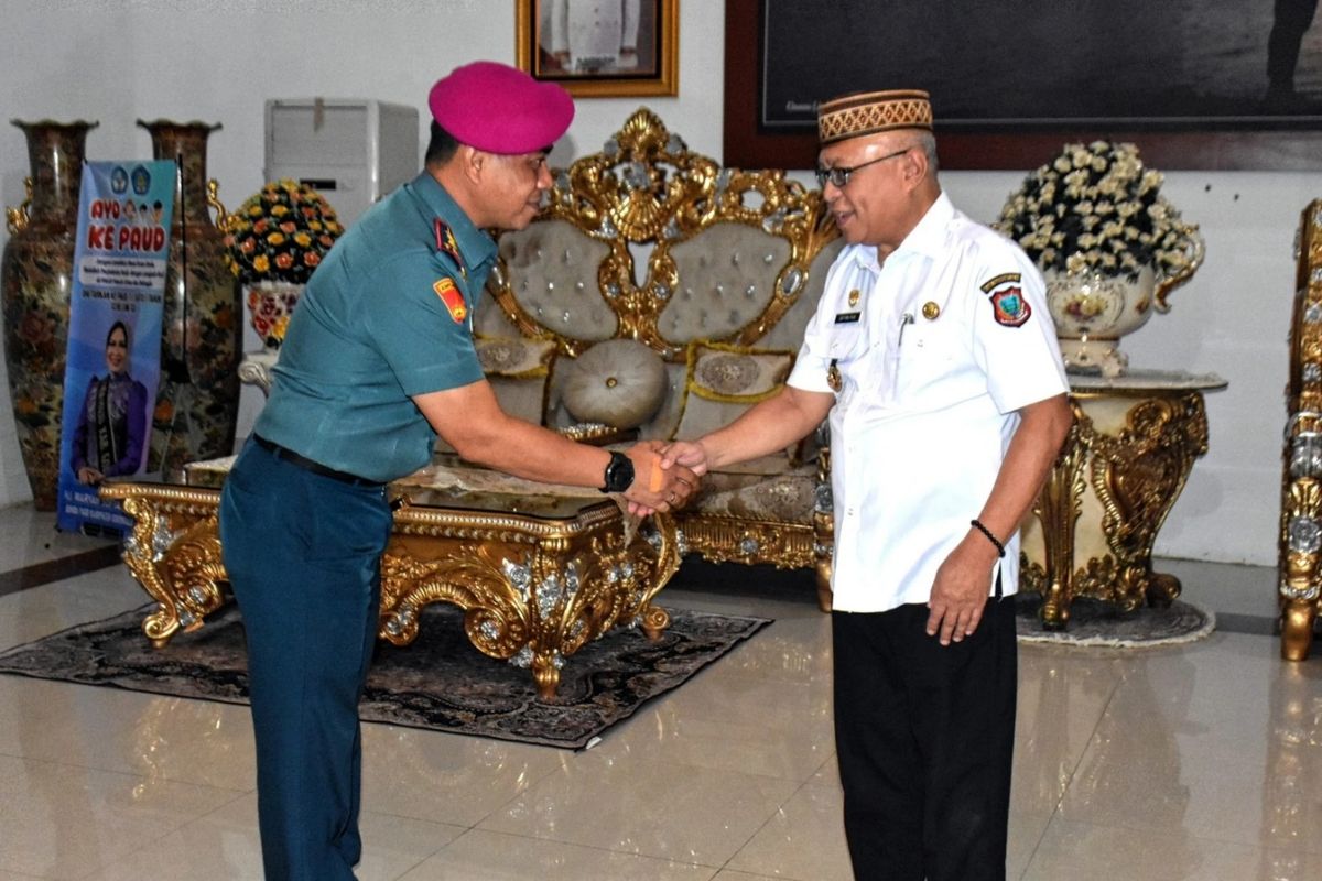 Sinergi Pemkab Gorontalo dan Lanal Perkuat Pengamanan Kawasan Pesisir