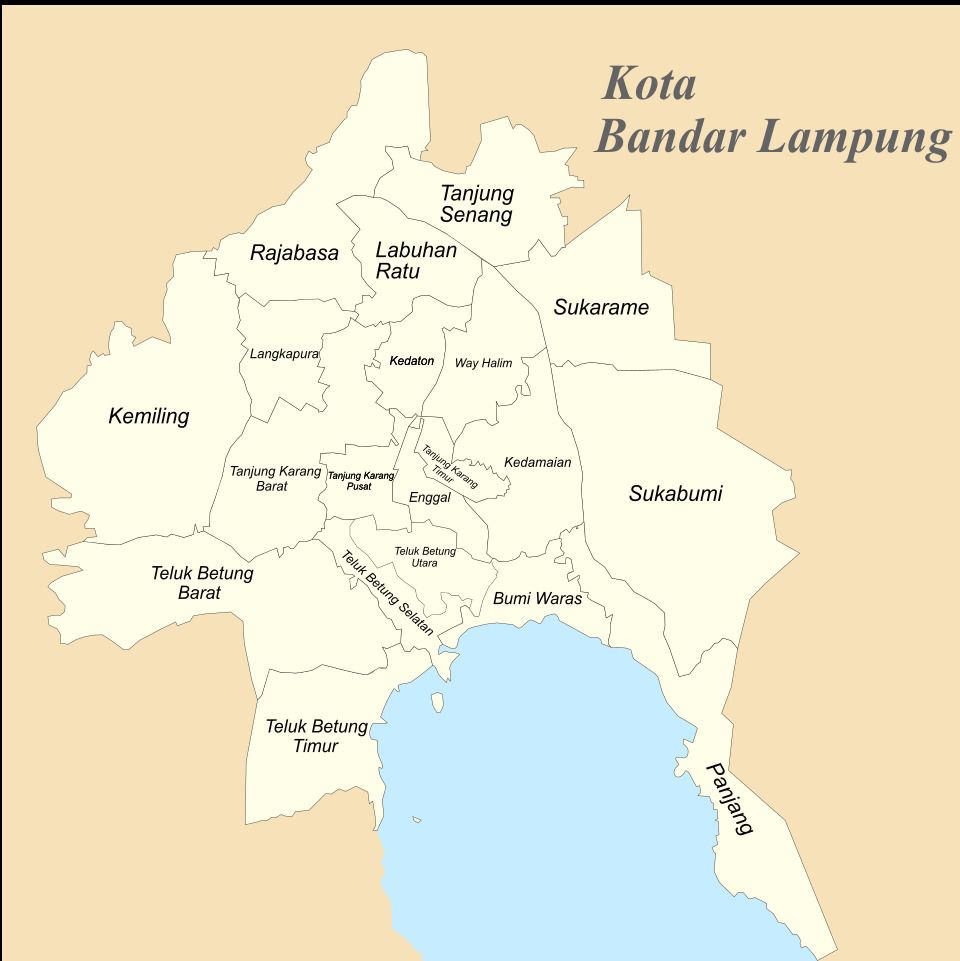 5 Kecamatan Terkecil di Bandar Lampung: Dari Tanjung Karang Timur hingga Kedaton