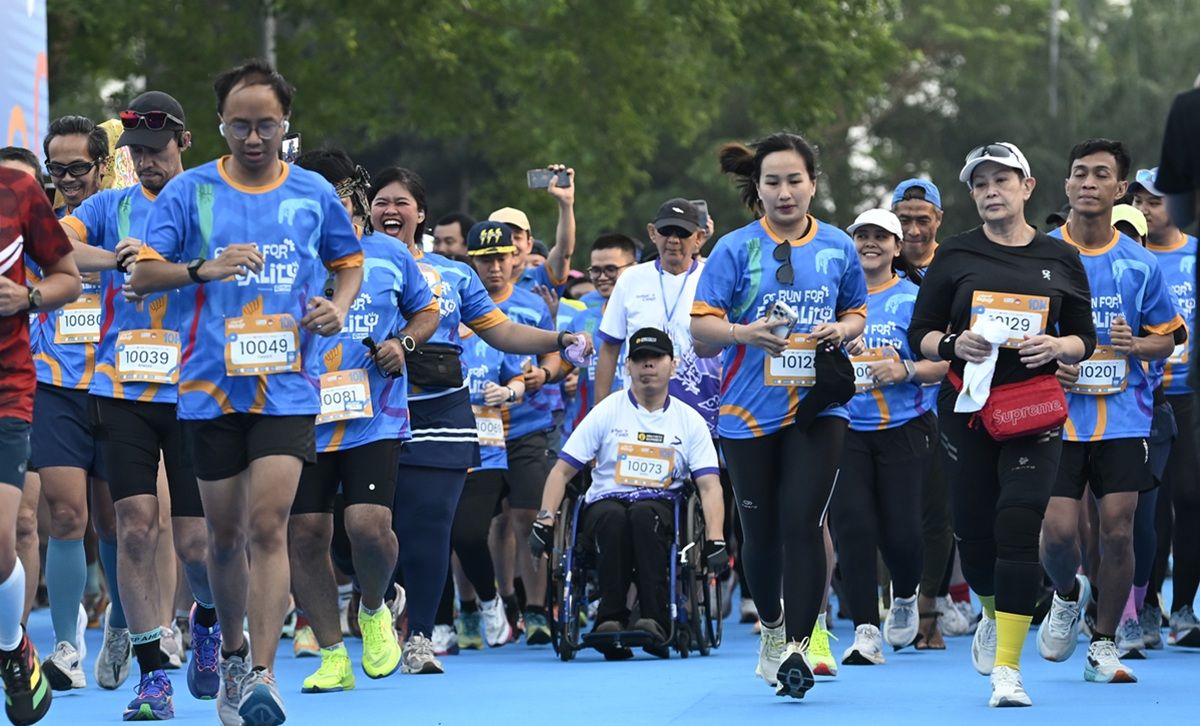 Diikuti 1.670 Peserta, Run for Equality 2026 Kampanyekan Ruang Publik Inklusif bagi Kaum Disabilitas