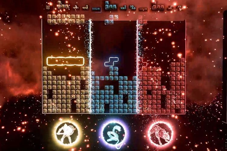 Game Tetris Effect: Connected Ajak Pemain Bermain Tetris dengan Mode Multiplayer