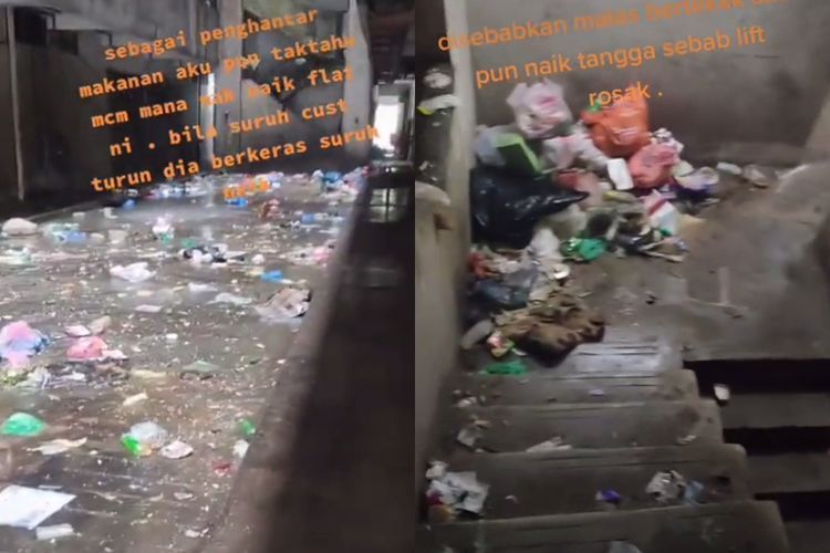 Viral Video Penghuni Rusun Buang Sampah Sembarangan, Bukti Sifat Malas yang Dipelihara