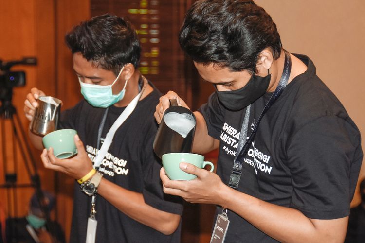 FOTO: Kompetisi Barista di Lombok
