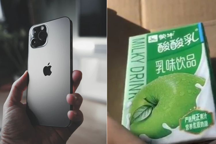 Apes! Beli iPhone Apple Terbaru Seharga Rp21 Juta , Wanita Ini Malah Dapat Satu Jus Apel