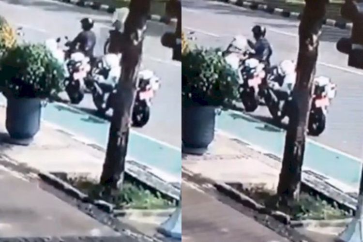 Buru Pelaku Pencurian Helm Dishub Viral di Jakpus, Polisi Periksa CCTV