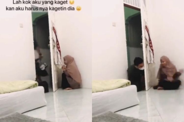 Niat Mau Ngerjain Suami Pulang Dinas, Wanita Ini Malah Dikerjain Balik, Netizen: So Sweet