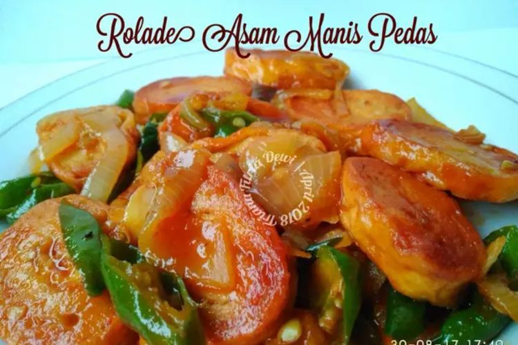 Hari Ini Kita Bikin Rolade Sayur Saus Asam Manis Yuk Guys