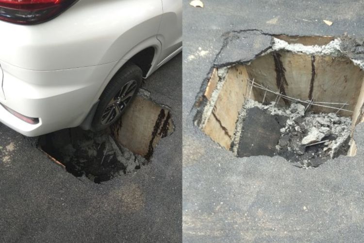 Mobil Isyana Terperosok ke Lubang Sumur Resapan, Kontraktor Akui Lalai