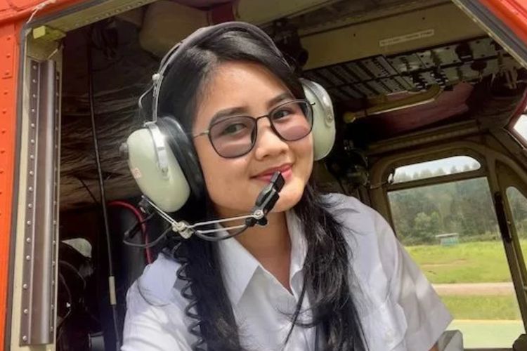 Sosok Pilot Perempuan Velyn Angelica, Usianya Masih 22 Tahun, Sukses Berkat Sang Ibu