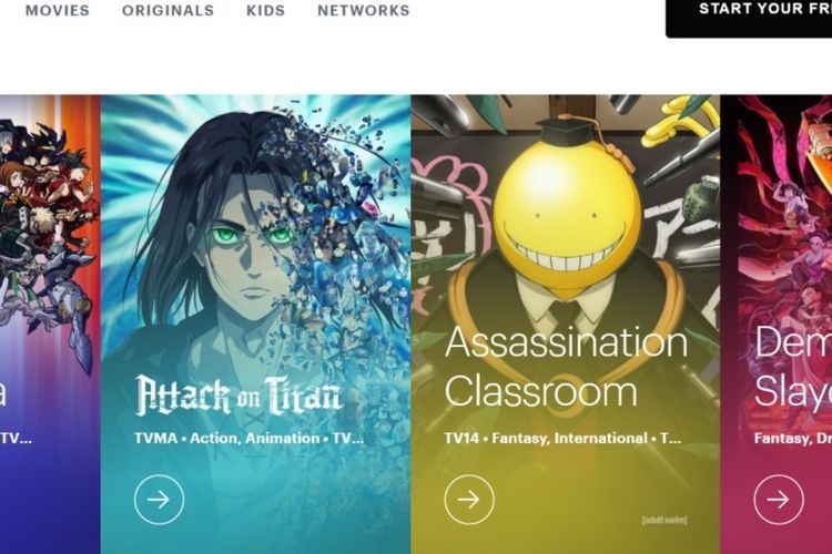 8 Tempat Streaming Anime Legal, Resolusi 4K hingga Gratis!