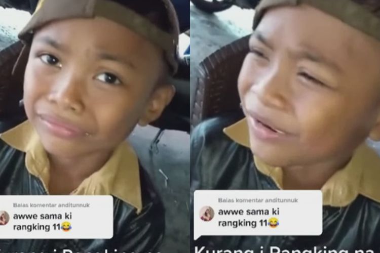 Viral, Momen Lucu Bocah SD Nangis karena Rangkingnya Turun: Biasa 11 Ini 5, Kurang!