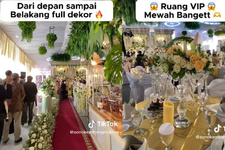Viral! Resepsi Pasangan asal Malang Digelar di Rumah, tapi Tamunya Serasa di Hotel Mewah