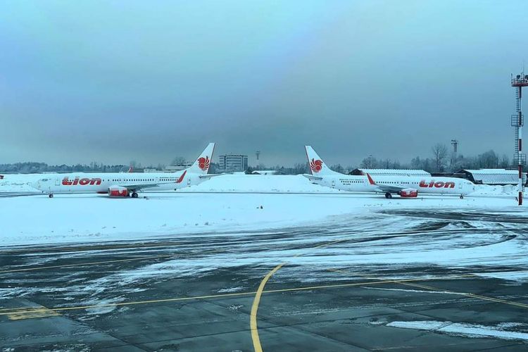 Viral 2 Pesawat Berlogo Lion Air Mangkal di Rusia, Kok Bisa?