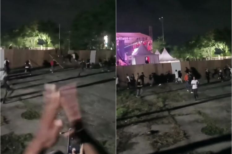 Viral Penonton Tendang Pagar Pembatas Konser Slank di Kendari, Netizen Mengecam