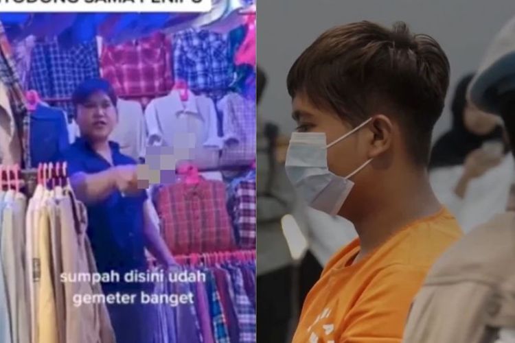 6 Fakta Pedagang Viral di Pasar Gedebage Ancam Pembeli Pakai Pisau Berujung Dibui