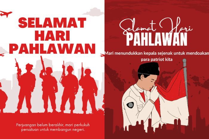 10 Contoh Gambar Poster Hari Pahlawan Nasional 2023, Simple!