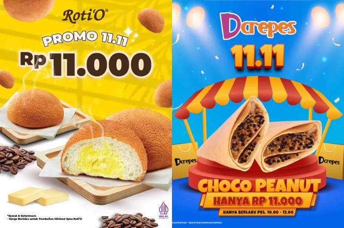 10 Promo 11.11 November 2023 Makanan dan Minuman, Yuk Serbu!