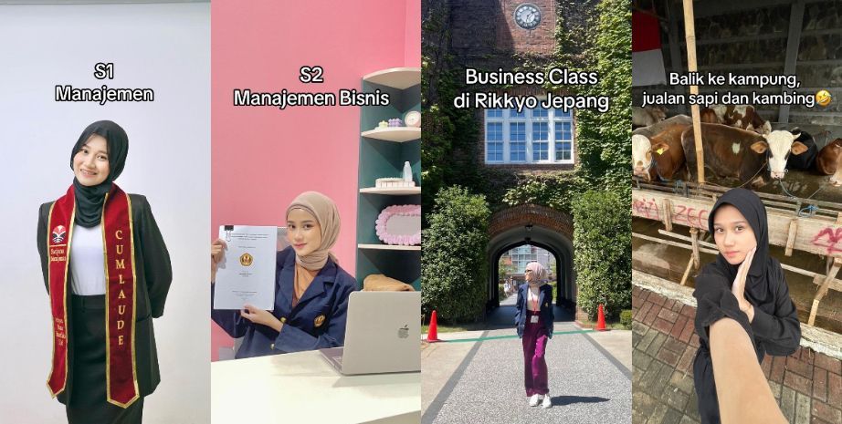 Inspiratif! Perempuan Cantik Ini Pilih Berjualan Sapi dan Kambing Meski Berpendidikan Tinggi