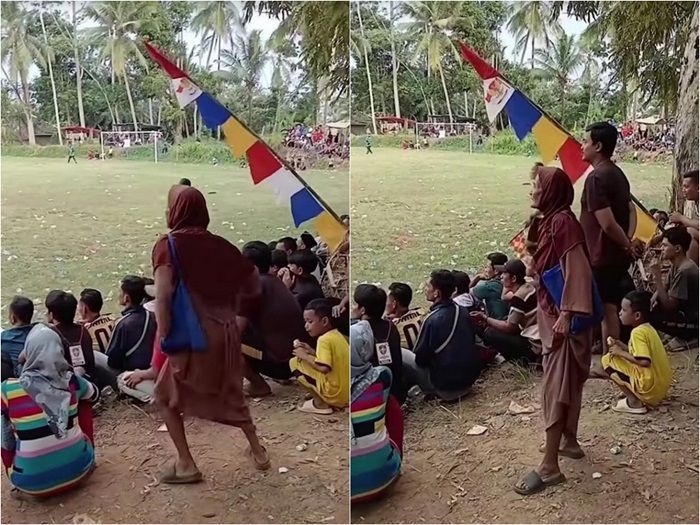 Viral Nenek Penuh Semangat Dukung Cucunya di Turnamen Sepak Bola, Netizen: Nenekku Pahlawanku