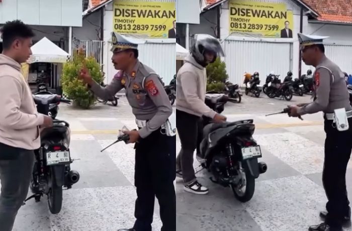 Viral Polisi di Yogyakarta Tilang Pemuda yang Ganti Plat Nomor dengan Nama Pacarnya